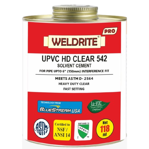 WELDRITE 542 Heavy Bodied UPVC Solvent Cement_0